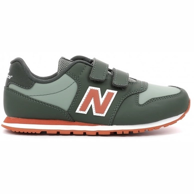 New balance leder store kinder green